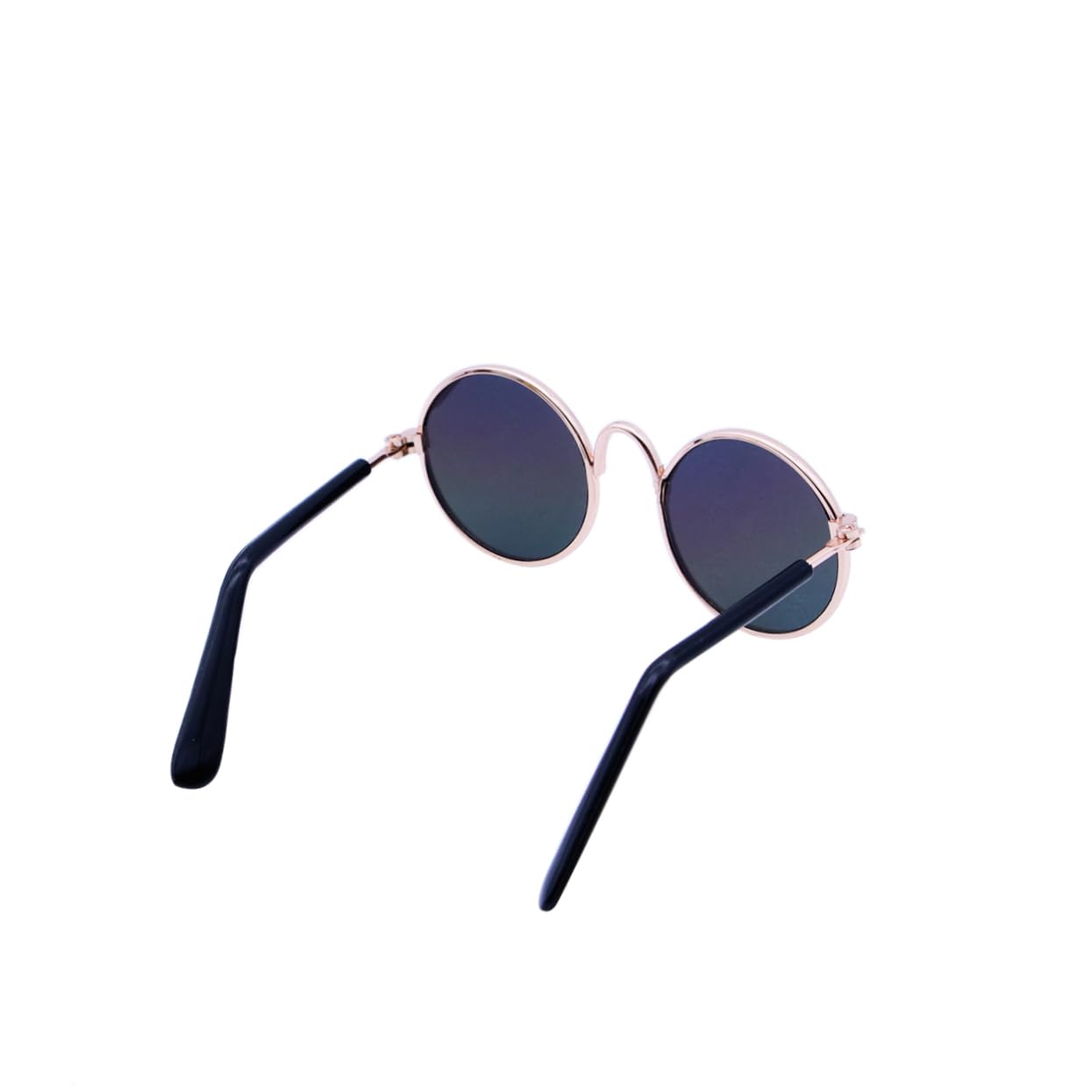 BESPORTBLE Pet Sunglasses for Cats and Dogs Fashion Trend Glasses Metal Frame Comfortable Spring Legs Stylish Pet Eyewear Random Color