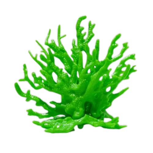 Générique Corail Artificiel pour Aquarium – Décoration Réaliste en Résine – Non Toxique – pour Eau Douce et Salée (1, Vert)