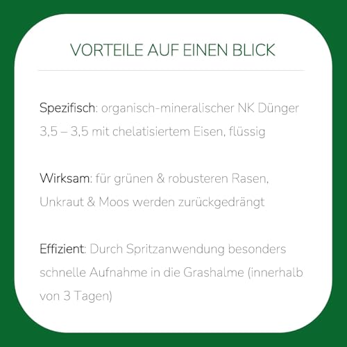 Substral Rasen-Vital, 1L für bis zu 67qm - SOS Sofort-Hilfe für schnelles Grün auf Rasenflächen, mit Rasen-Kraft-Formel