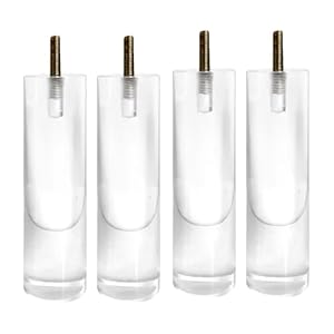 Hfdasuent Acryl Möbelbeine FURNITURE_LEG 4 Stück