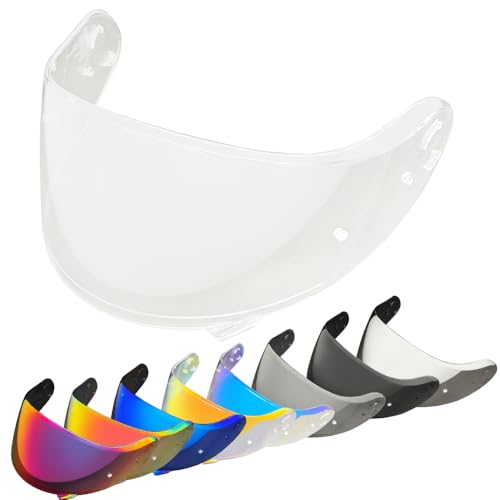 YMTSGEQ Neotec 2 Helmet Visor Replacement.CNS-3 Motorcycle Helmet Shield UV Protection Compatible with Neotec 2 (Clear)