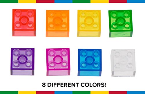 Strictly Briks Toy Building Block - Classic Briks Building Starter Kit For Kid,Baby, Clear Colors, 672 Pc #TOP4