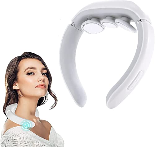 Masajeador de cuello, masajeador de cuello multifunción 15 Sterngth de masaje, diseño inteligente 3D Cover