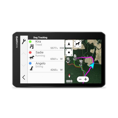 Garmin DriveTrack™ 72, Dog Tracking GPS Navigator, 7-inch Touch Screen, Pair to Your Garmin Handheld and Track Up to 20 Dogs