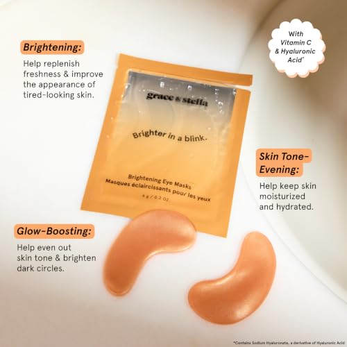 Image of grace & stella Brightening Eye Patches for Dark Circles (6 Pairs)