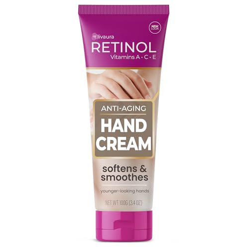 LIVAURA Retinol Anti-Aging Hand Cream – The Original Brand For Younger Looking Hands –Rich, Velvety Conditions & Protects Skin, Nails & Cuticles – Vitamin A Minimizes Age’s Effect on Skin (Women's)