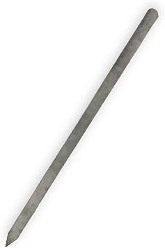 pratikoutdoor 4 Adet Paslanmaz Çelikten (Krom) 3mm Adana Kebab Şiş, Barbekü Kebab Şiş, Mangal Şiş, 2.5cmx60cm