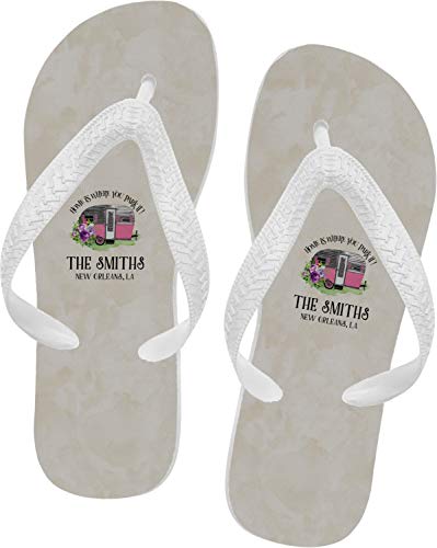 Personalized Camper Flip Flops