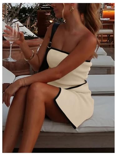 SOLY HUX Women's Bow Tie Wrap Tube Dress Strapless Bodycon Mini Knit Evening Party Dresses2