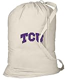 TCU Laundry Bag Texas Christian University Clothes Bag for Dorm or Travel