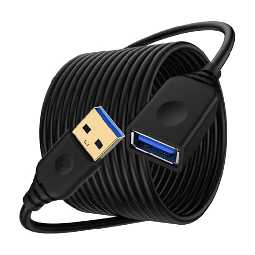 USB to USB Extension Cable,10FT 5Gbps Long Type A Male to Female Extension Cable USB3.0 Extender Cord High-Speed Data Transfer for Printer, Camera, Keyboard, Webcam, Xbox, Flash Drive,Gamepad,Headset