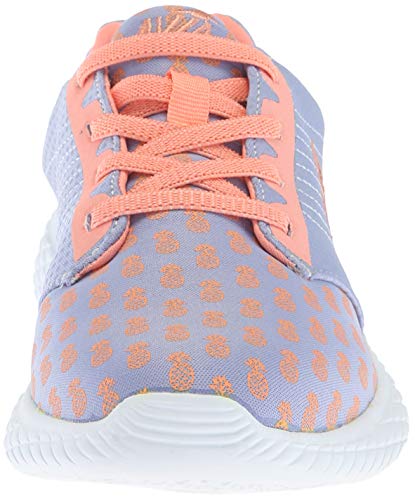 Avia Girl's Avi-Kismet Sneaker, Iced Periwinkle/Coral Glow/Violet Stone, 13 M Us Little Kid #TOP1