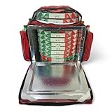 Bag ImpermeáVel Para Entrega Delivery Com Caixa de Isopor TéRmica Laminada de 45L Motoboy(VERMELHA)