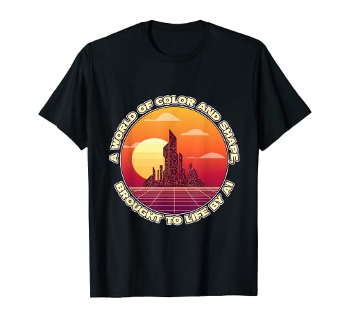 A World of Color and Shape ai Artificial Intelligence T-Shirt