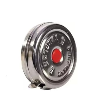 Shopping Stall Stainless Steel Pocket Measuring Tape 3 Meter Long