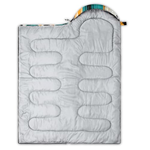 Image of QOOMO Ball Flower Camping Sleeping Bags,3 Season Warm & Cool Weather,Lightweight,Waterproof Sleeping Bags for Adults & Kids,Traveling,and Outdoors,Camping Gear Equipment