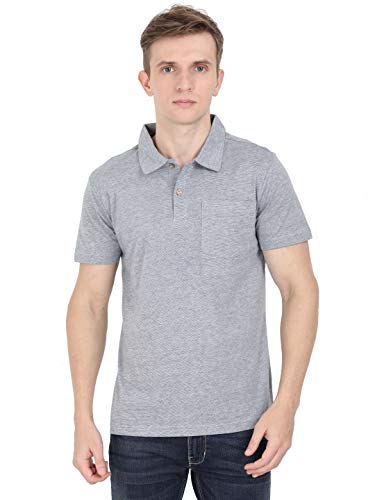 Image of ECOLINE Clothing Eco-Friendly Men's 50 /50 Blend Polo T-Shirt (Pack of 2)
