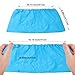 Yeios Waterproof Shoe Covers Disposable,100 Pack(50 Pairs) Non-Slip CPE Plastic Ultra Thick Reusable Booties Covers for Indoor and Outdoor One Size Fits All Blue