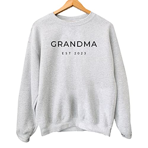 Verita Culture Grandma Custom Est Year Women'S Long Sleeve Crewneck Sweatshirt thumb #7