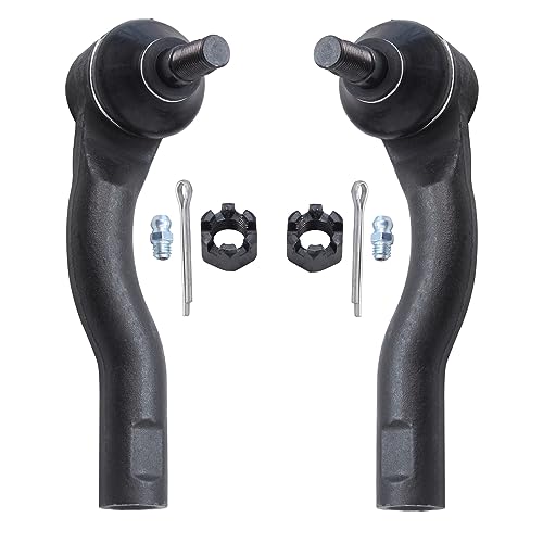Image of Detroit Axle - 12pc End Suspension Kit for 2010-2012 Ford Fusion Mercury Milan, 2011-2012 Lincoln MKZ, Front Upper Control Arms & Ball Joint Tie Rods Front and Rear Sway Bars Boots Replacement