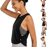 CCKIAJIA Camisetas Playeras Deportivas Mujer Sin Mangas, Transpirable, Ajustada, Rápido para Yoga, Correr, Entrenamiento...