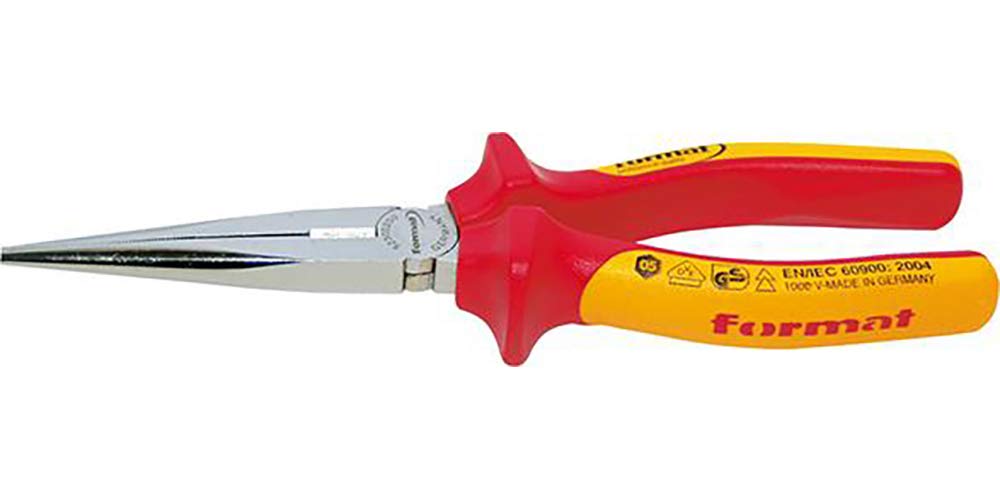 FORMAT - Alicate redondo plano vde200mm recto