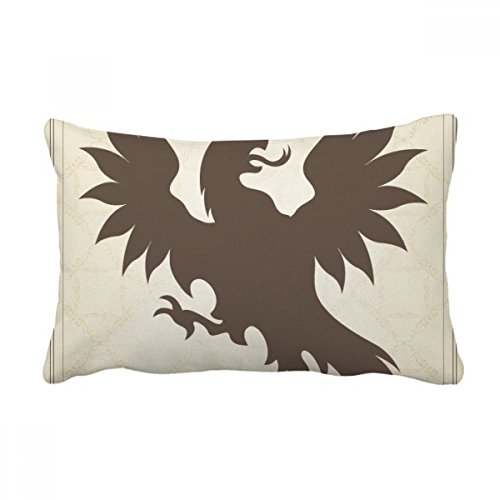 Coussin de décoration vautour multicolore 16x24 pouces idée cadeau salon