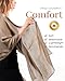 FURTALK Shawls and Wraps for Evening Dresses Sparkly Soft Wedding Party Bridesmaid Scarves for Women Brown