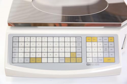 Báscula comercial Easy Weigh LS-100 60 LB rango dual LED LCD miniatura 3