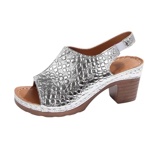 Sabot bloc compensé pour femme idéal pour les promenades de printemps