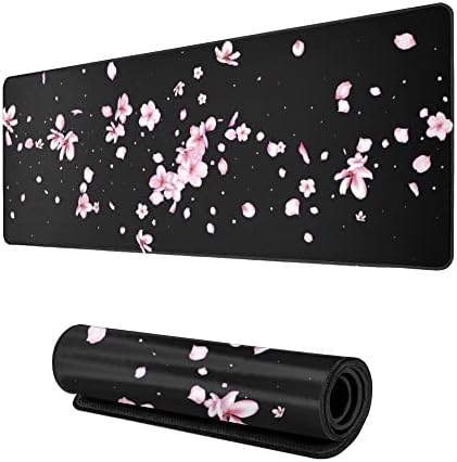 XXL Cherry Blossom Mouse Pad Sakura Japanese Gaming Mousepad Keyboard Mat Office Carpet Laptop Extended Mice Pad PC Accessori - 7 - View #4