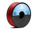 TechOrbits 3D RED ABS 3D Printer Filament Dimensional Accuracy +/- 0.05 mm 1 kg Spool 1.75 mm RED