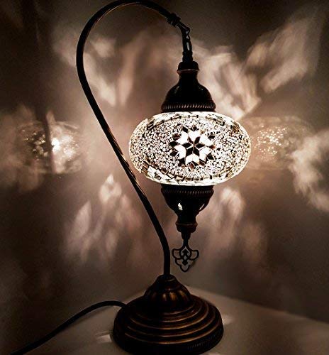 Fait à la Main Turkish Marocain Arabe Oriental Bohème Style Tiffany Verre Mosaïque Coloré Table Lampe Lampes Décor Maison Cover