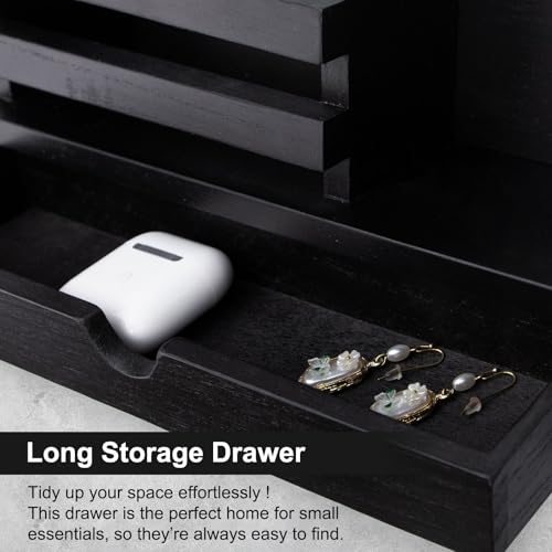 Key-Holder-Wall-Mount-Mail-Holder-with-Storage-Drawer-Key-and-Mail-Holder-with-5-Key-Hooks-for-Coat-Dog-Leash-Home-Decor-Rack-House-Accessories-Entry-Way-Organizer