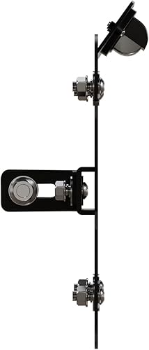 Miniatura 8 de SUORTO - Marco universal para matrícula frontal con luz LED para el anillo en D de parachoques compatible con Jeep, Ford, Dodge, Chevy, GMC, Nissan,