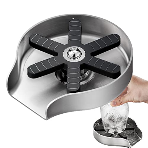 LIDCOM Vidrio para fregadero Cocina | Vidrio para fregadero Cocina de metal | Vidrio para fregadero...