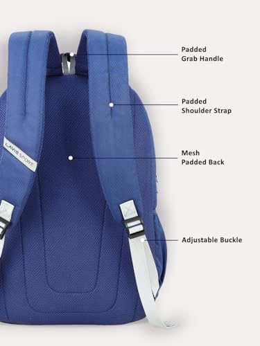 Image of Lavie Sport 34L Lozenge Pro 32cm Laptop Backpack for Boys & Girls | Unisex Casual Bag for Men & Women