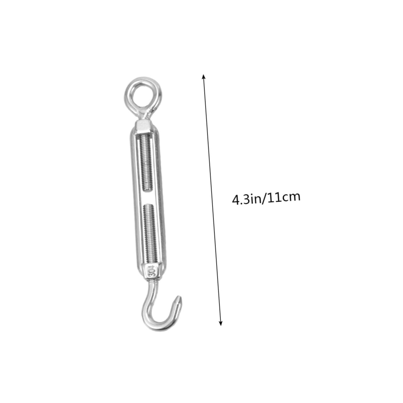 FUNOMOCYA Cable Tightener Tensioner Wire Rope Tensioner Stainless Steel Basket Screw M5 for Easy Use