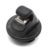 HAOTOM Interior Sun Visor Hook Clip Bracket Compatible for VW Volkswagen Atlas 2019-2024 Tiguan 2016-2022 Passat 2014-2020 Sun Visor Holder (Black)