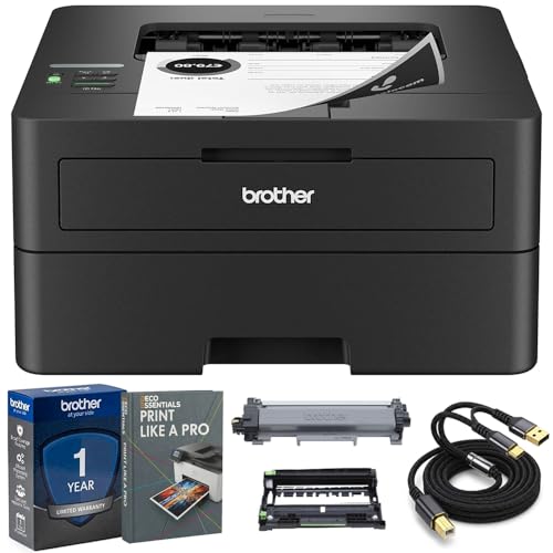 Brother HL-L2460DW ���C�����X���m�N�����[�U�[�v�����^�[�A36 PPM���ʈ���A���o�C������AUSB�v�����^�[�P�[�u���ƃv���K�C�h�̂悤�Ȉ�� �o���h��