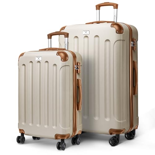 LUGG Travel Suitcase Set - Skywander 2-Piece Hard Shell Luggage, 24