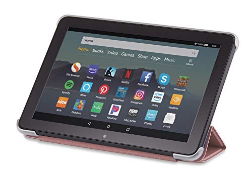 Nupro Tri-Fold Standing Case For Fire Hd 8 Tablet, Plum (10Th Gen, 2020 Release) #TOP1