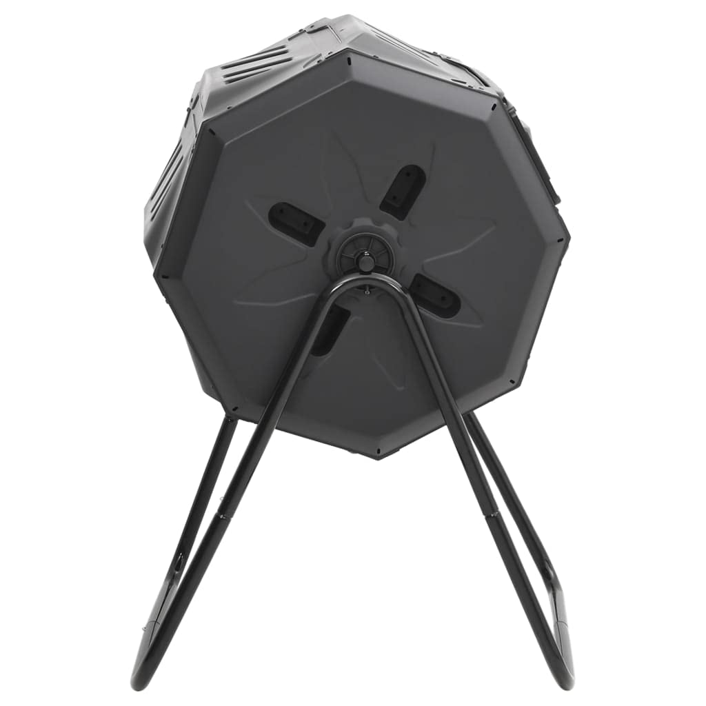 Genérico Contenedor de compostaje de jardín Negro 73x64x95 cm 160 L,Casa y jardín,Jardín,Jardinería,Compostaje,Compostadores-152232