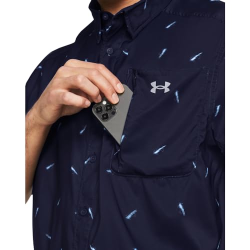 Under Armour Men's Dockside Short Sleeve T-Shirt, 410 Blue, SM - image 2