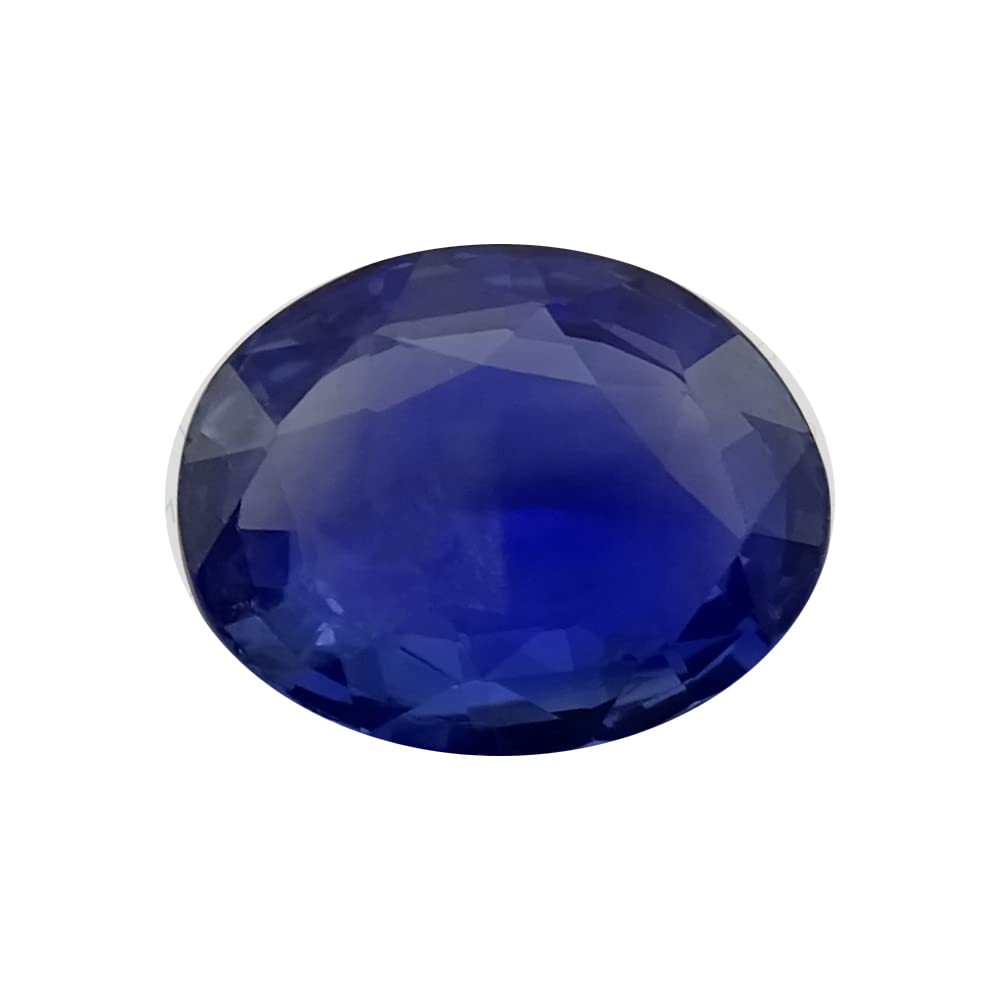 StonefoundBlue Sapphire,Kashmir sapphire Shade/Neelam 6.65 Carat 7.30 Ratti Lab Certified Natural Neelam Gemstone For Astrological Purpose By Stonefound