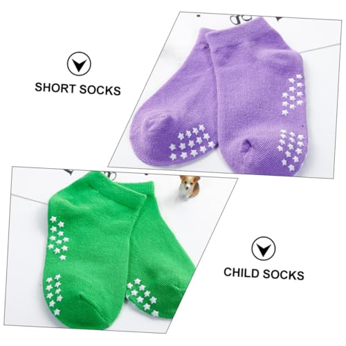 Calcetines de algodón transpirables para niños y bebés pack de 6 pares cómodos verano 6