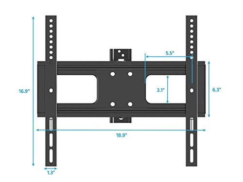 Image of Monoprice Premium Full Motion TV Wall Mount Bracket Outdoor Waterproof, Corrosion Resistant for 32 inch to 100 inch TVs up to 110lbs, Max VESA 400x400