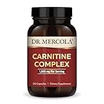 Dr. Mercola Carnitine Complex, 30 Servings (60 Capsules), Dietary Supplement, 1000 mg Per Serving, Supports Immune Health, Non-GMO