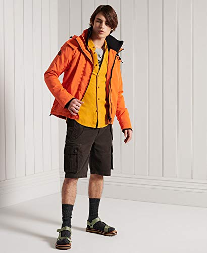 Superdry Mens Ottoman Arctic Sd-Windcheater Jacket Orange Size L #TOP2