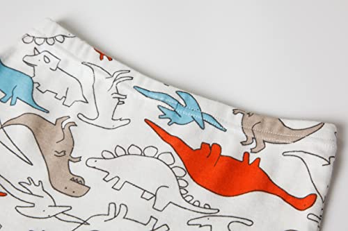 Little Boys' Cotton Brief Soft Underwear Multipack With Excavator, Dinosaur And Shark Pattern Size 5 #TOP3